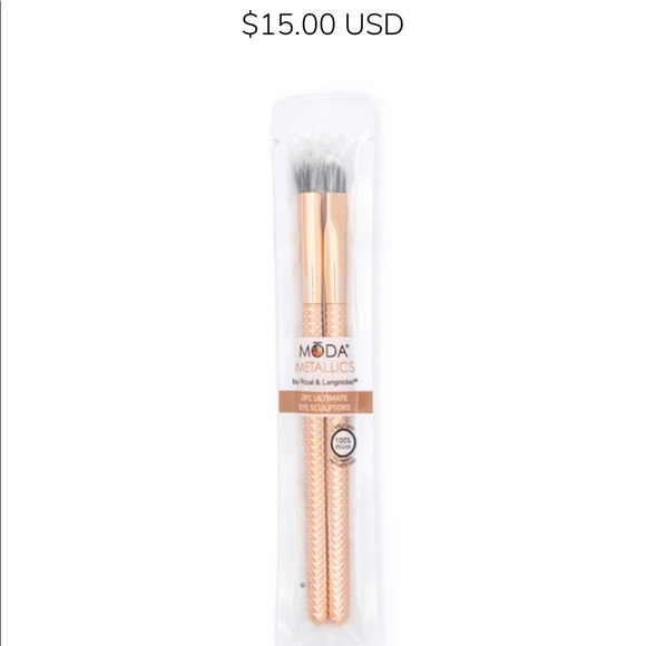 Eye makeup brushes 2 PC set - new - sealed - Picture 4 of 4